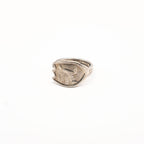 Bague artisanale en couvert recyclé Gemma