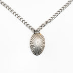 Collier artisanal en couvert recyclé Gemma